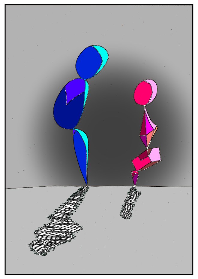 Mann und Frau Häusser Art